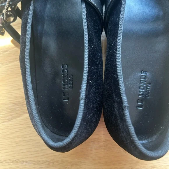 Le Monde Beryl Suede Claudia Flat. - Picture 5 of 6